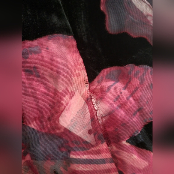 Kim Shui - Butterfly Velvet Gown Multi sz Medium - Picture 12 of 14